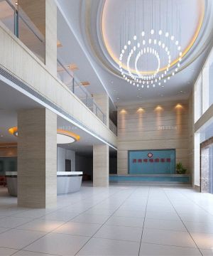 最新现代医院大厅地板砖装修效果图