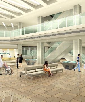 最新医院大厅设计装修效果图片