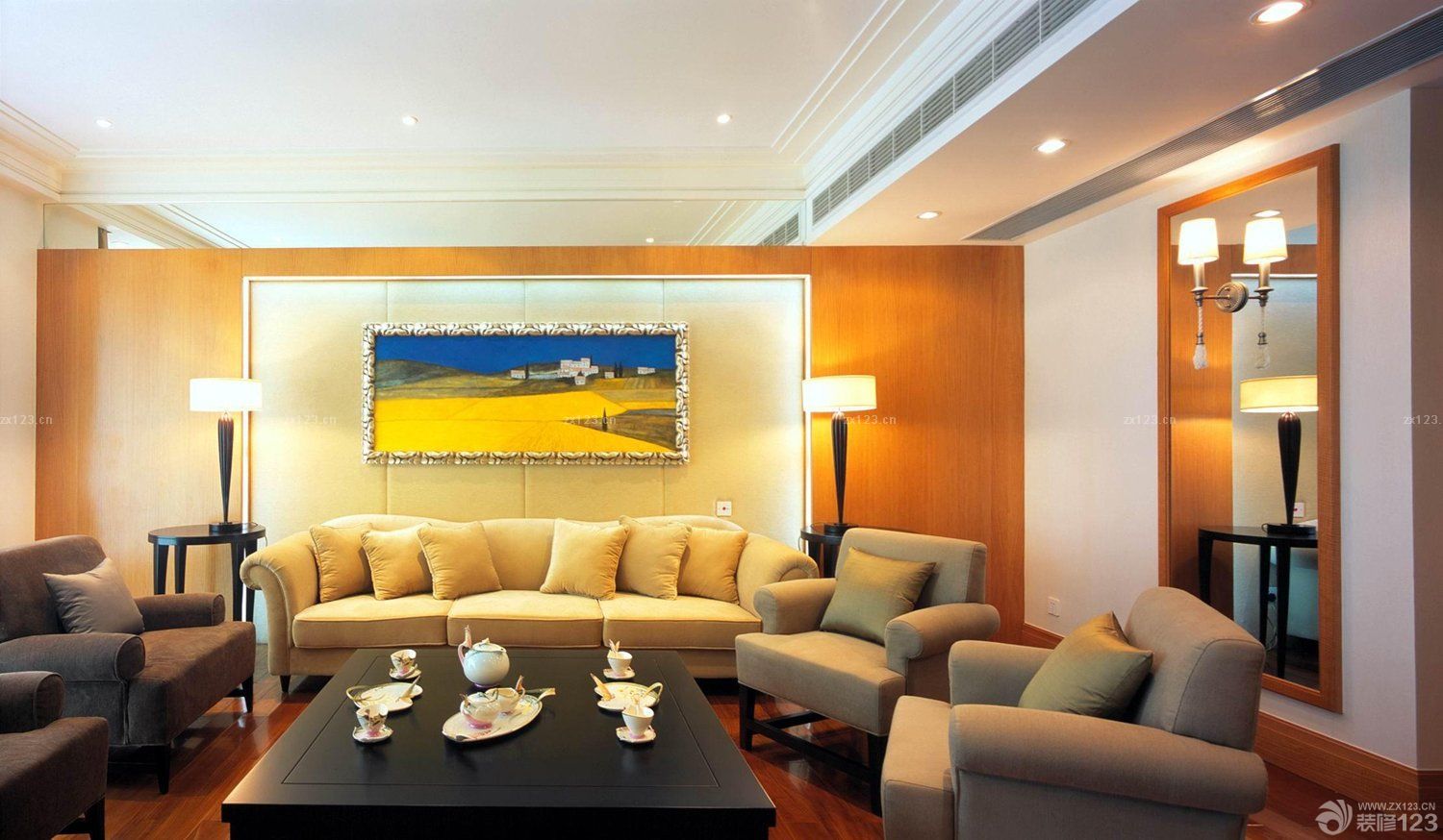 家装沙发背景墙装修效果图片