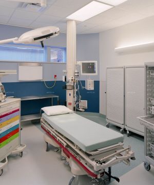 现代医院室内置物架装修效果图集锦 
