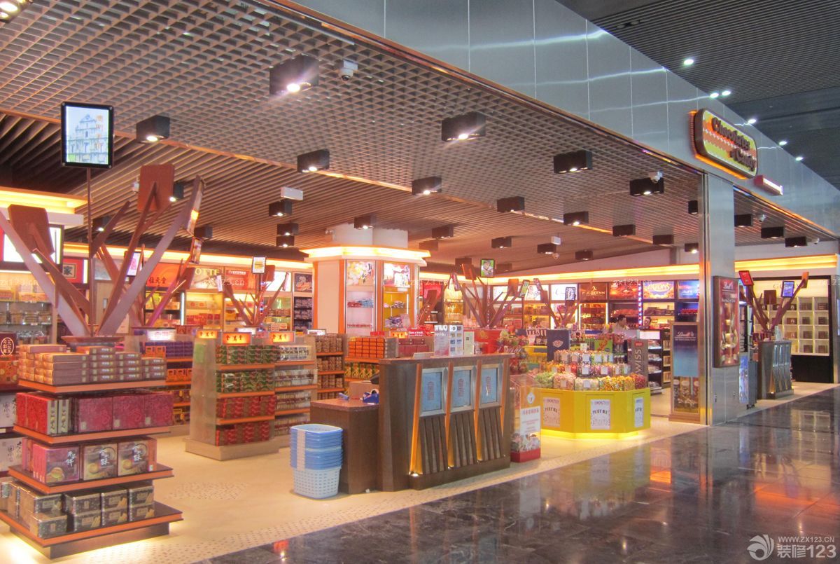 商场金属吊顶装修效果