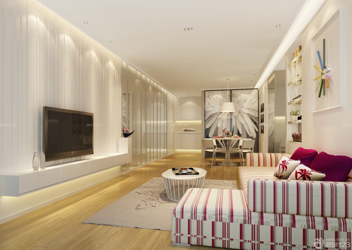 客厅简单装修效果图简约