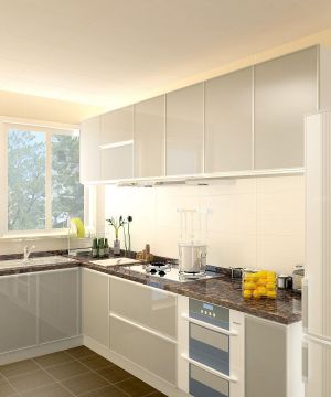 90平方的房子小厨房橱柜装修效果图