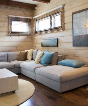 交换空间家装转角沙发装修效果图片