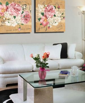 交换空间家装客厅沙发背景墙装饰效果图