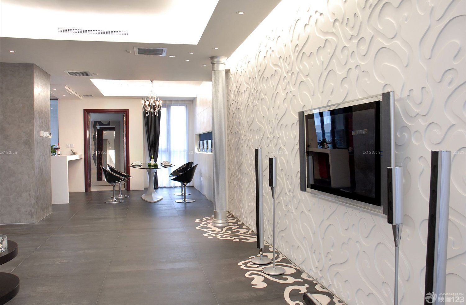 客厅背景墙设计装修图片