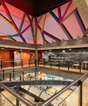 时尚商场顶部装饰装修图片