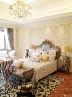 欧式古典风格70平米房子卧室装修效果图
