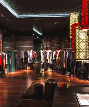 百货商场中国风服装店面效果图欣赏