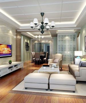 欧式70平米房子客厅装修设计效果图片