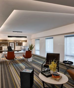 经理办公室室内地毯装修效果图片