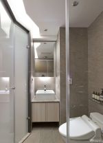 现代欧式风格60平米房子卫生间装修图