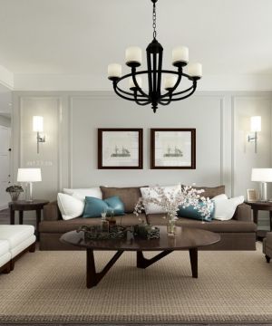 客厅墙面装饰装修设计效果图库