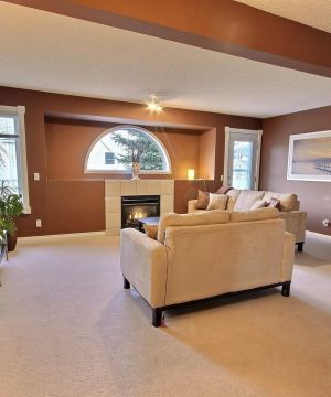 自建房房屋客厅装饰设计效果图