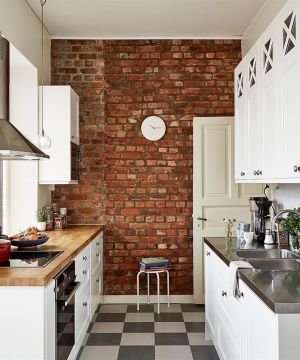 80平方的房子厨房墙砖装修图