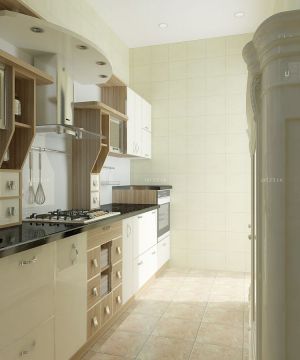 80平小户型厨房橱柜装修案例