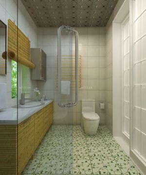 欧式90平方房子卫生间装修效果图