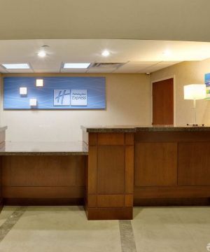 小型宾馆吧台设计装修效果图