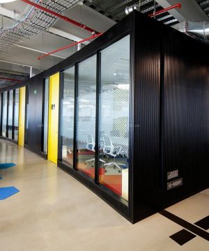 时尚办公室过道装修图片大全