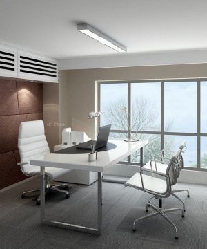 总经理办公室简约室内装修设计效果图片