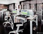 180平米办公室装修 办公桌椅装修效果图片