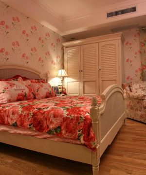 80平方米房子卧室装修效果图田园风格