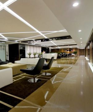 某公司办公室室内装饰设计效果图片