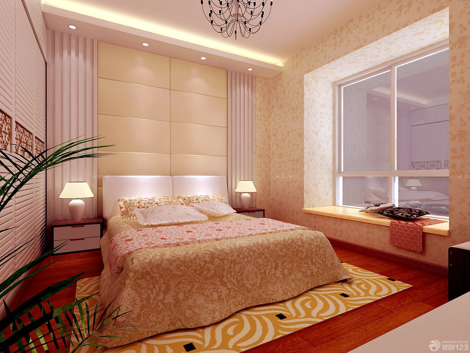 70平米小户型装潢卧室装修设计效果图