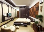 中式70平米小户型客厅装修设计效果图欣赏