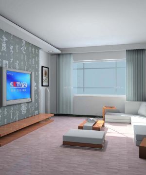现代50平小户型客厅装修设计效果图