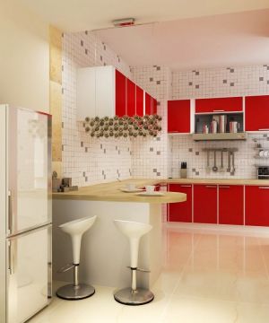 40平小户型厨房吧台设计装修效果图