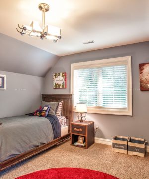 房子男孩卧室装修设计效果图片大全100平米