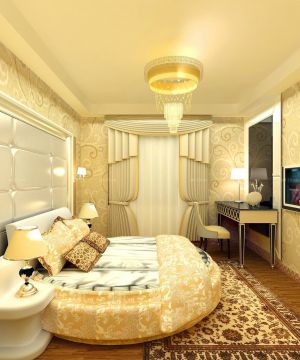 70平两室一厅欧式个性卧室设计装修效果图