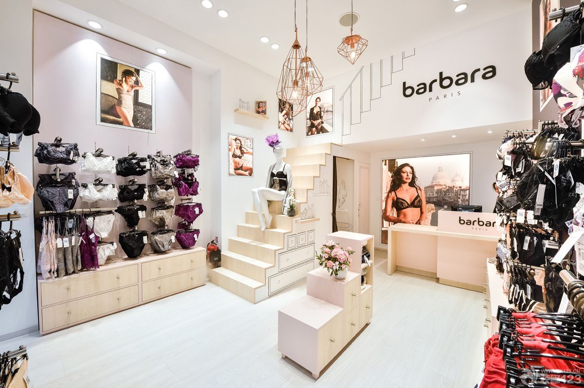 内衣超市装饰画装修效果图片大全_设计456装修效果图