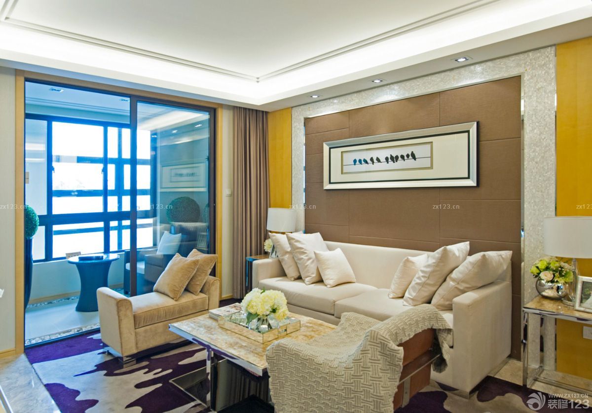 房子客厅地毯装修设计图片大全80平方