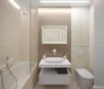 60平米两室一厅小户型卫生间装修效果图片