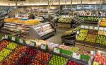 经典蔬果超市货架摆放装修效果图