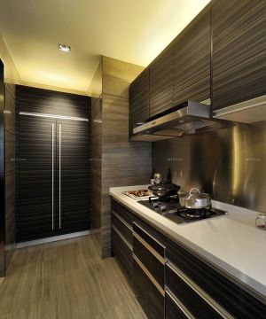 60平米两室一厅小户型厨房橱柜装修效果图片
