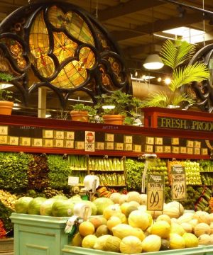 东南亚风格蔬菜超市装修效果图