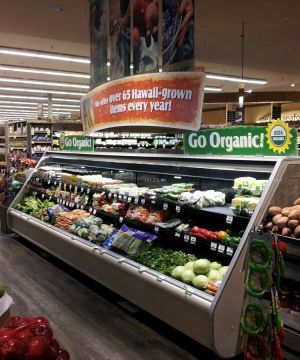 经典蔬菜超市储物柜装修效果图