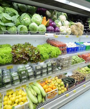 蔬果超市储物柜装修效果图