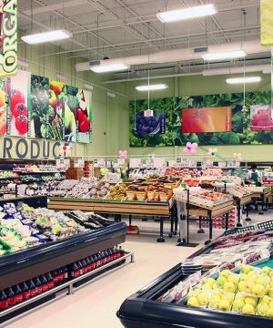 时尚蔬果超市装饰画装修效果图片