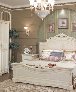 60平米小户型两室美式卧室装修效果图片