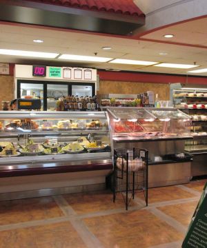 超市奶茶店储物柜装修效果图