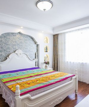80-90平方小户型室内床头墙装修效果图片