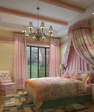 120平方房子布艺窗帘装修设计效果图片大全