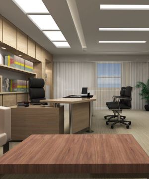 最新简单办公室书柜设计效果图片欣赏