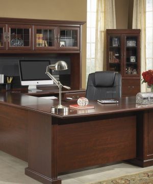 简单办公室书柜设计案例图片