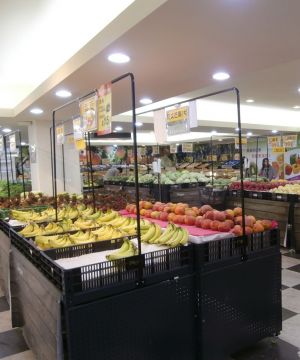 经典水果超市现代吊顶装修效果图