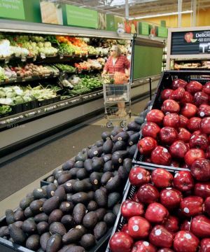 水果超市灰色地砖装修效果图片欣赏